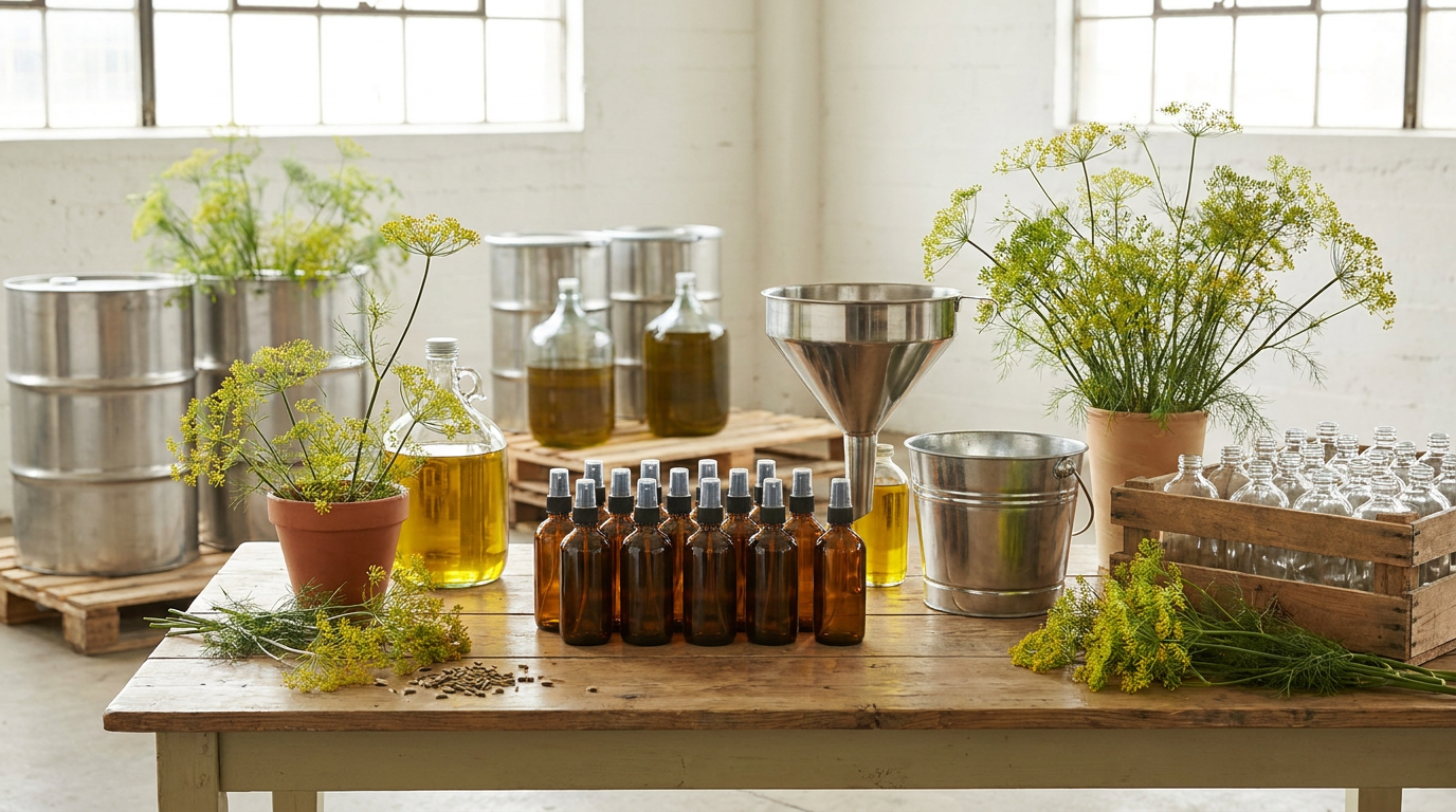 Fennel Essential Oil for Room Spray and Home Fragrance
